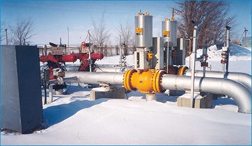 Snow can be a significative load on pipes