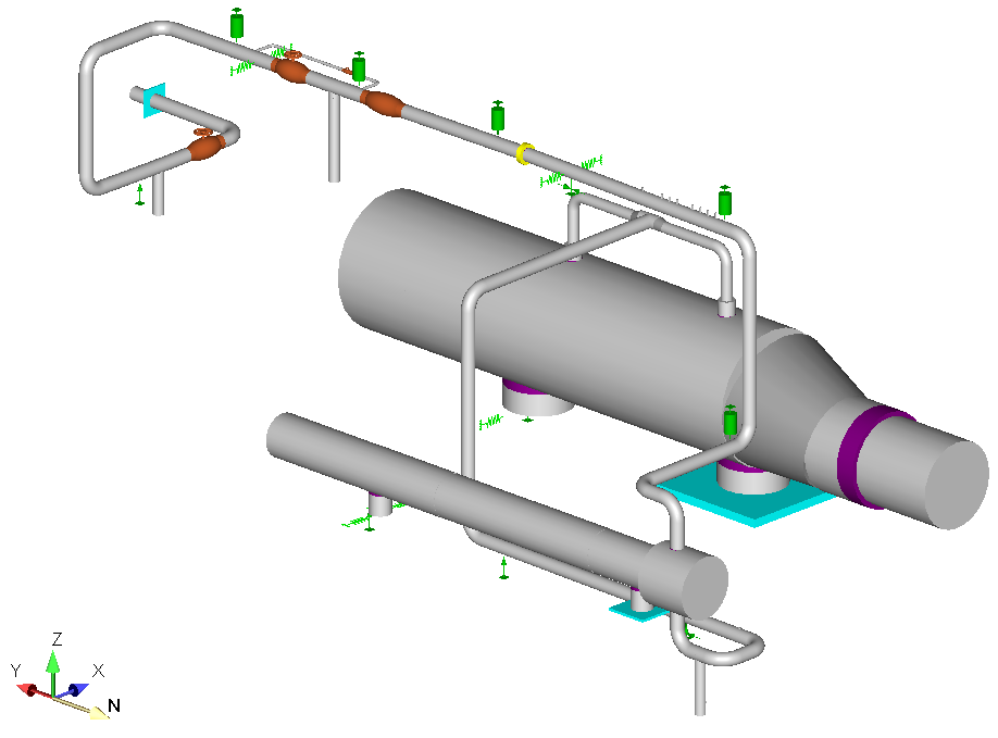 Área de generación de vapor en una planta termosolar